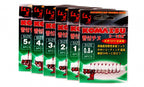 Red Barbed Senmata Fishing Hooks, Sizes #0.8–#10 – product photo