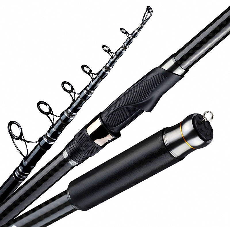 Carbon Telescopic Surf Casting Rod, 2.1–5.4 m (6.9–17.7 ft)