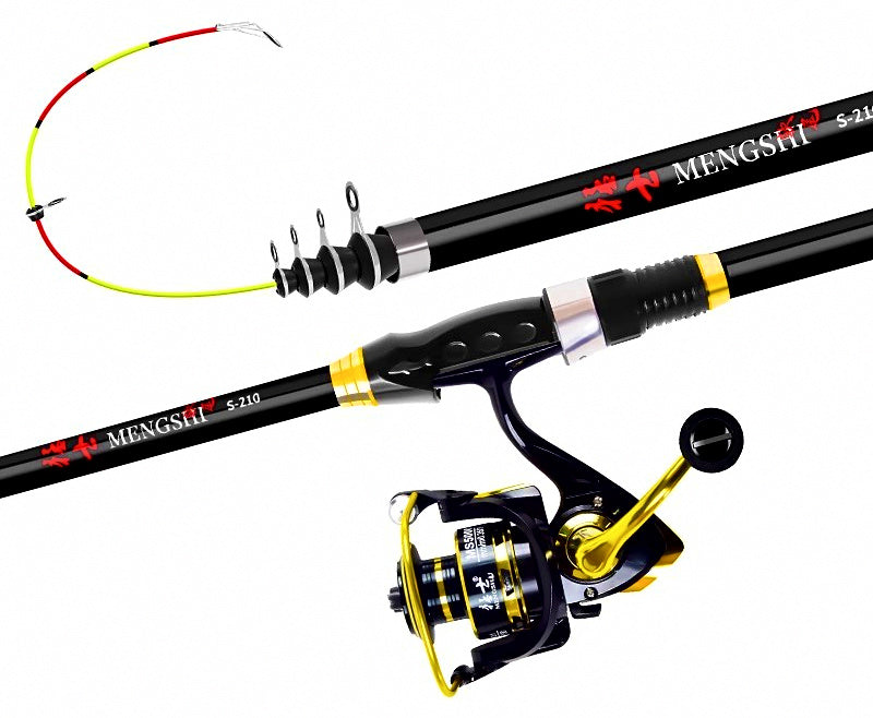 4-Piece Soft Action Fiberglass Rod, 1.5–3.0 m (4.9–9.8 ft) – product photo