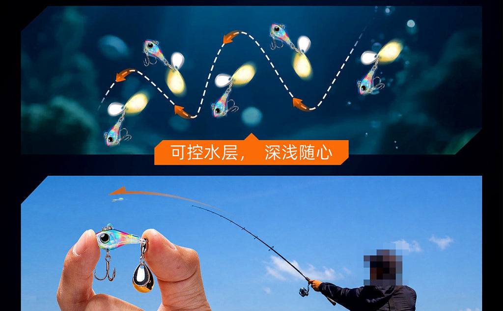 VIB Lipless Crankbait 4-Pack, 4.8–7 cm (1.9–2.8 in) – product photo