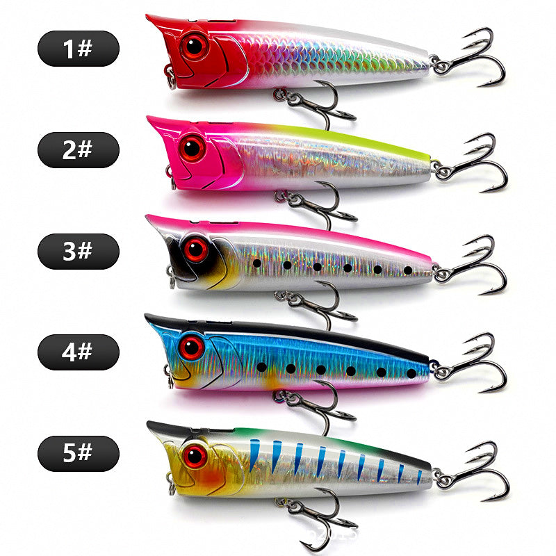 Floating Popper Topwater Lure, Surface Splash Lure