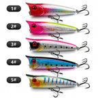 Floating Popper Topwater Lure, Surface Splash Lure