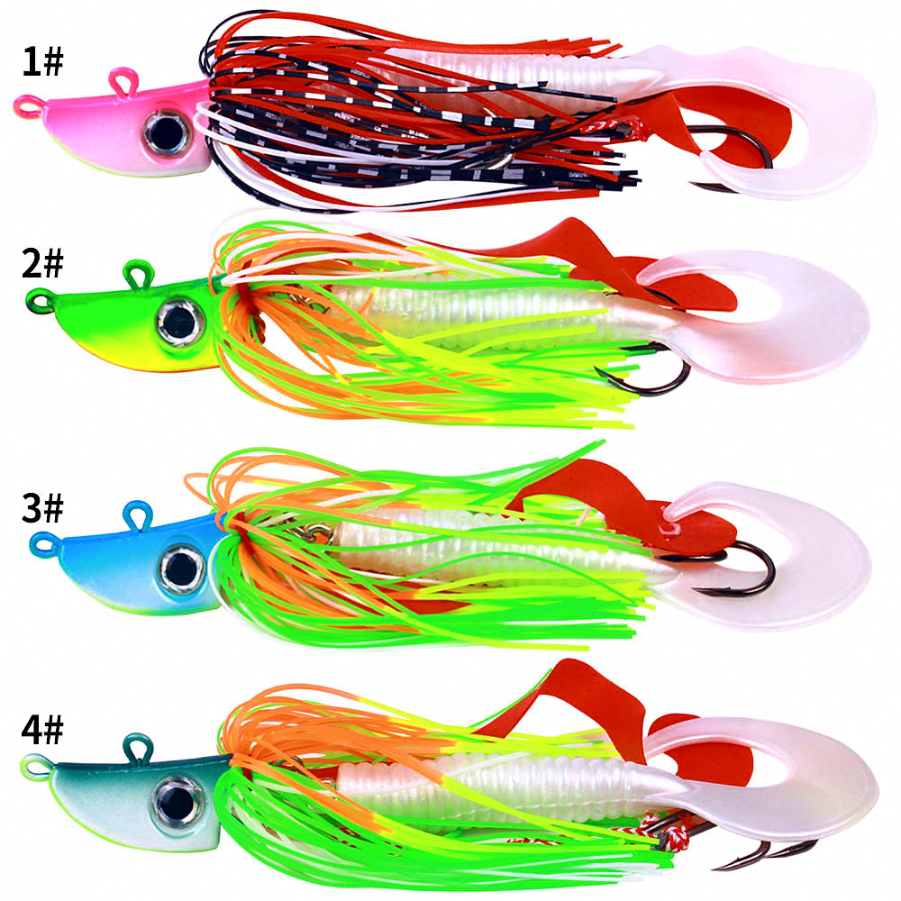 Bearded Lead Head Jig Hook, 20–150 g (0.7–5.3 oz) – product photo