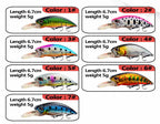 Long-Lip Minnow Hard Bait, 6.7 cm (2.6 in), 5 g (0.18 oz) – product photo