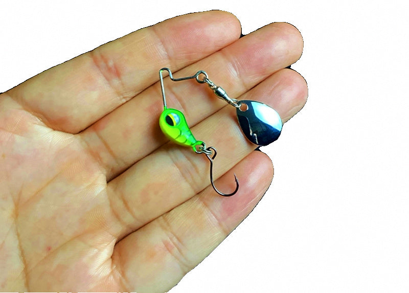 Micro Vib Blade Bait, Long-Cast Vibrating Lure, #8 Single Hook – product photo