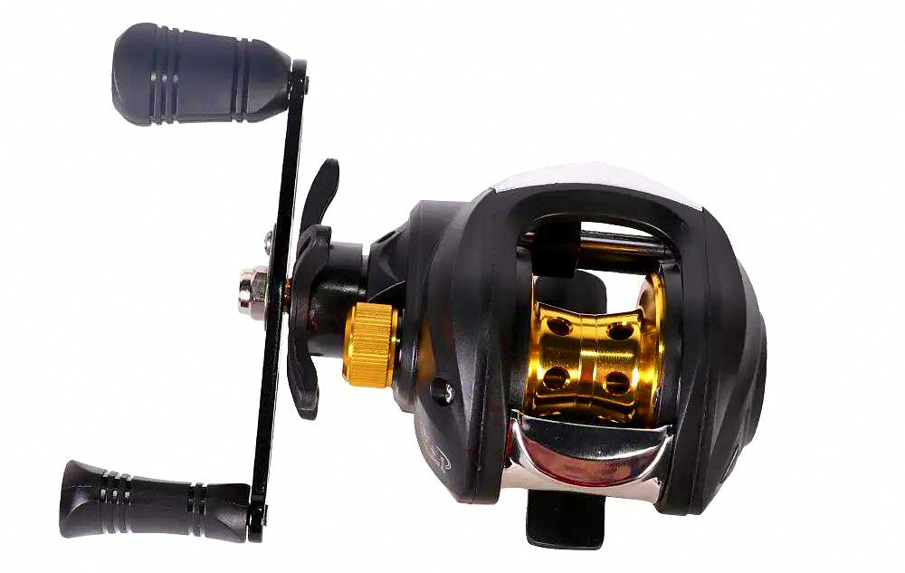Magnetic Brake Baitcasting Reel, Metal or Plastic Spool – product photo