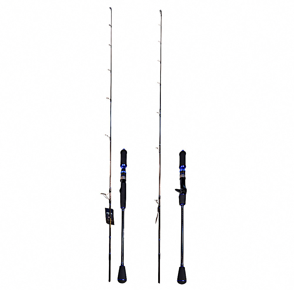 Carbon Slow Pitch Jigging Boat Rod, 2-Piece, 1.8–1.98 m