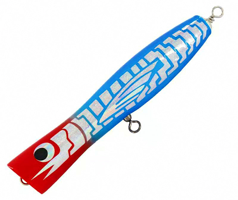 Wooden Popper Topwater Lure, 180 mm (7.1 in), 80 g (2.8 oz) – product photo