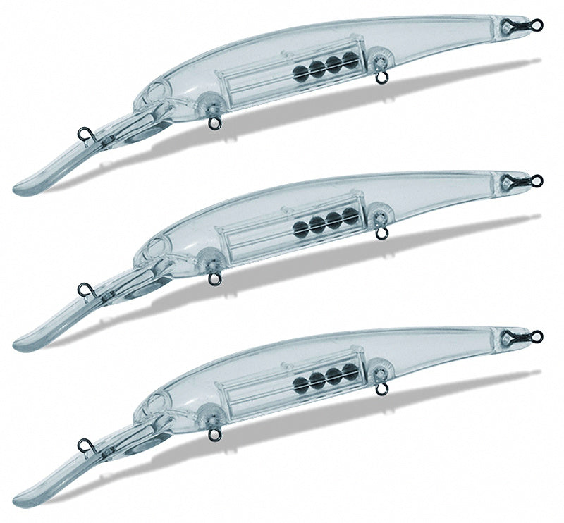 Unpainted Floating Deep Diving Minnow, 15.5 cm, 17 g (0.6 oz) – product photo