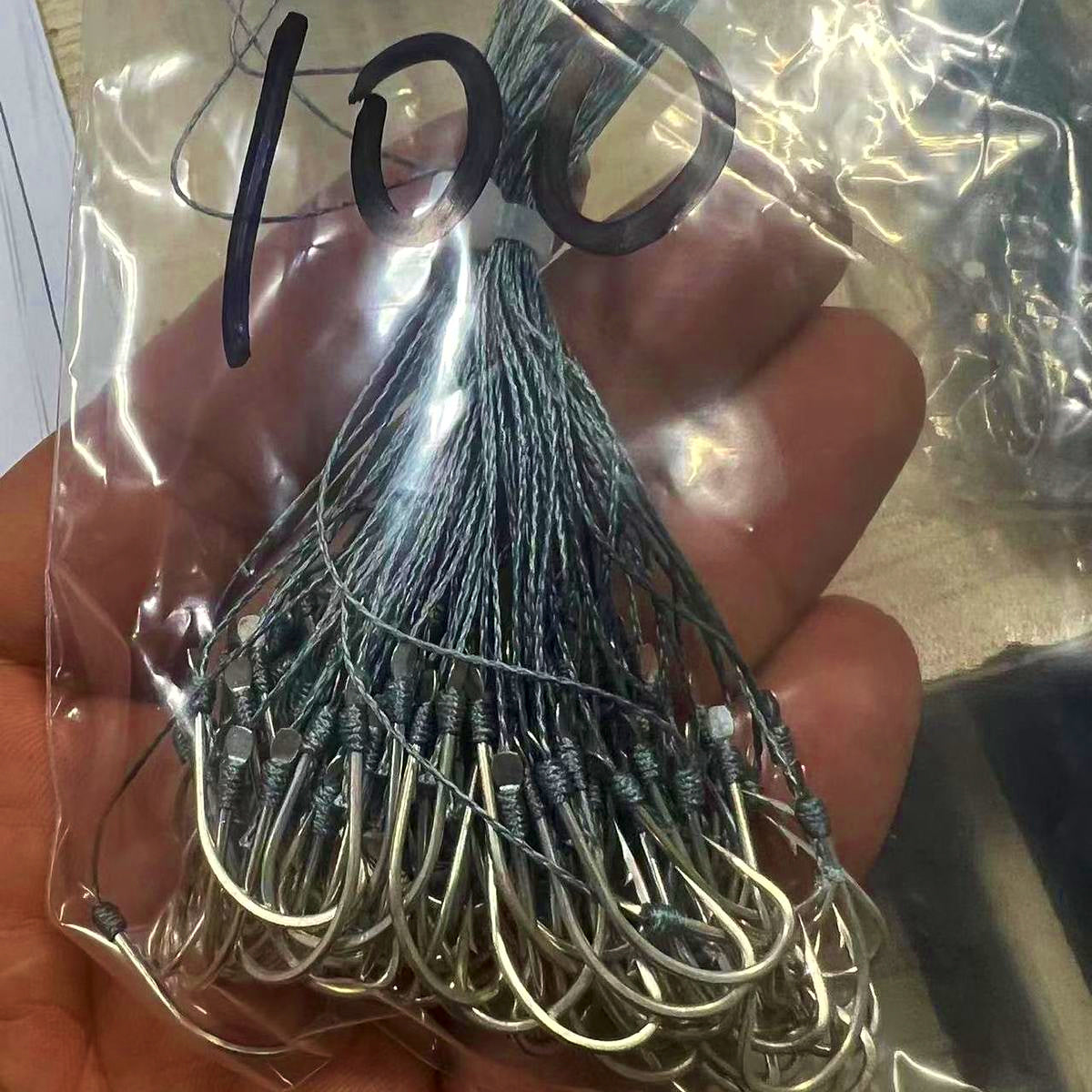 Pre-Tied Longline Hook Set with Tub, 50–300 Hooks – product photo