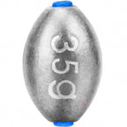 Olive Sinker Weights, Hollow Through-Hole, 1–100 g (0.04–3.5 oz)