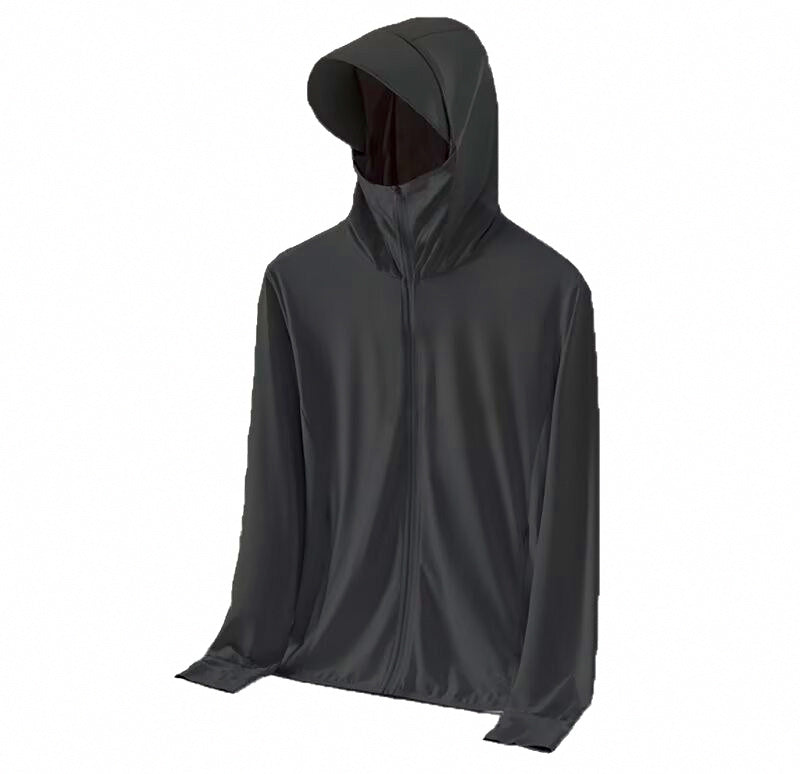 Men's Hooded Sun Protection Fishing Jacket, 50+ Sun Rating – product photo