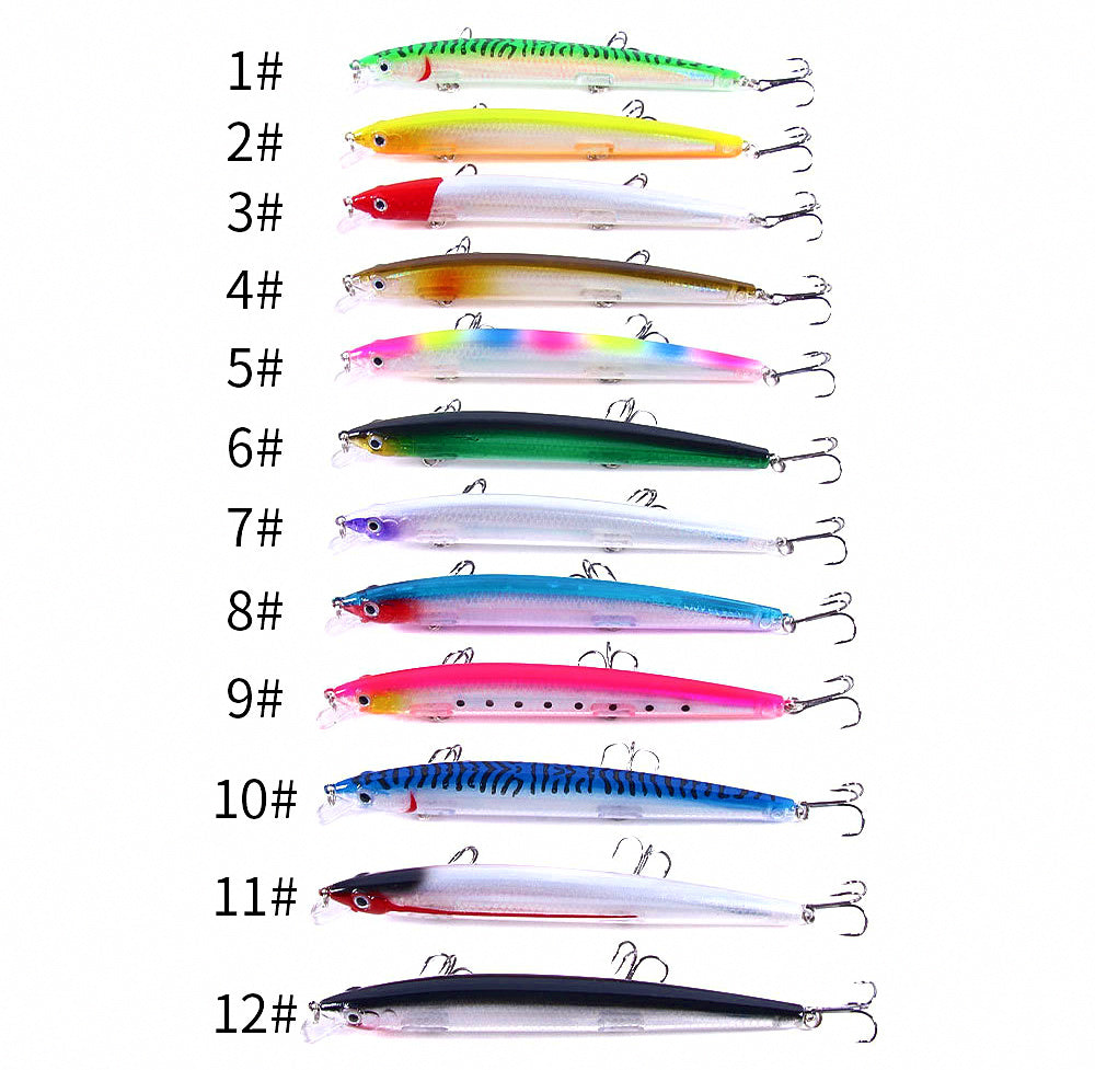 Floating Minnow Hard Bait, 13.5 cm (5.3 in), 15.5 g (0.55 oz) – product photo