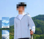 Men's Hooded UPF 50+ Fishing Sun Shirt Jacket, Zip-Up – product photo
