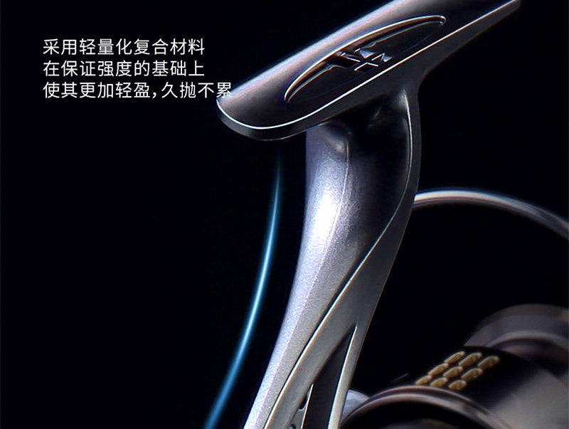 All-Metal Long Cast Spinning Reel, Sizes 800–7000 – product photo
