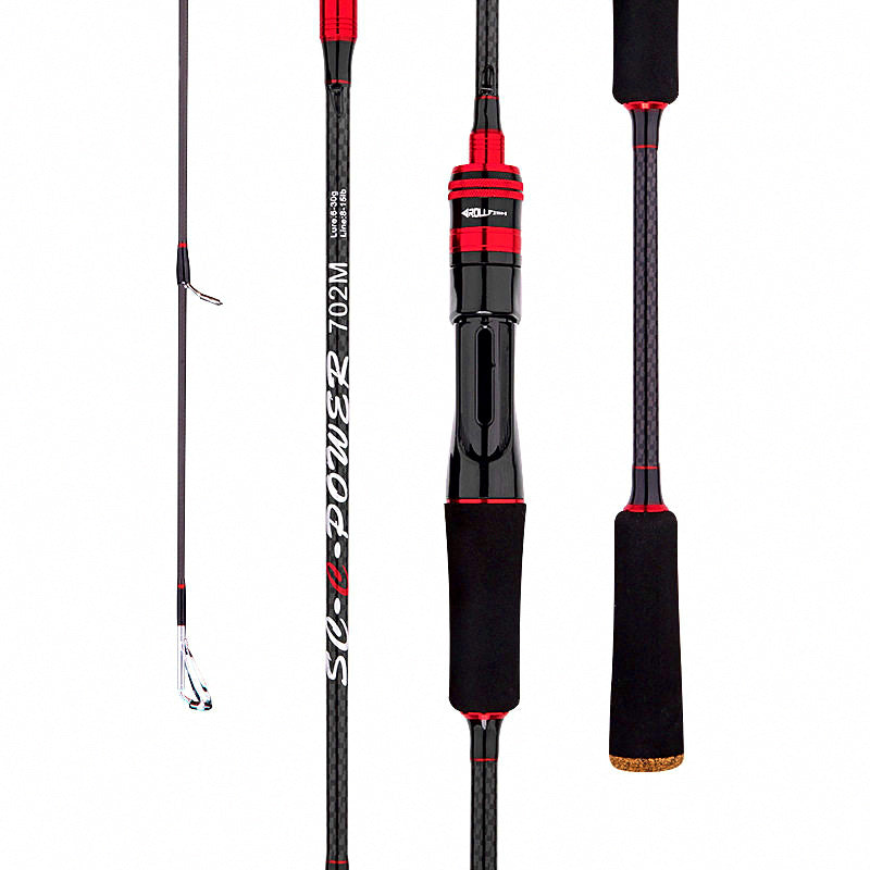 Carbon Lure Rod, Spinning or Casting, 1.68–2.4 m (5.5–7.9 ft)