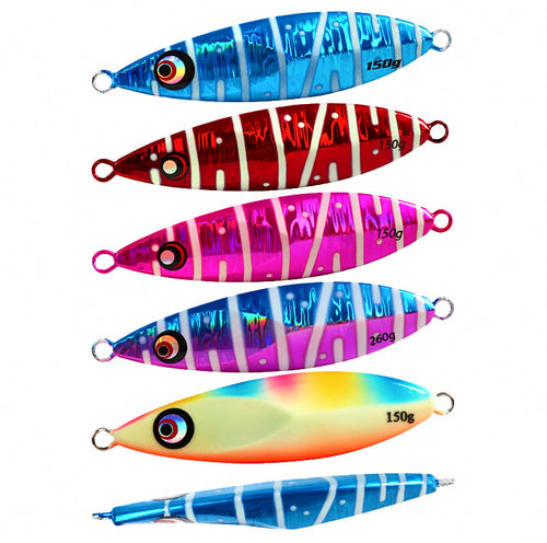 UV Glow Slow Pitch Jig, 150–200 g (5.3–7.1 oz)