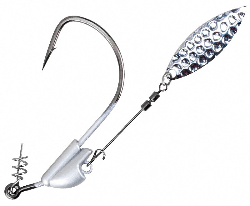 Spinner Blade Jig Head Hooks, Spring Lock, Sizes 1/0-5/0 – product photo