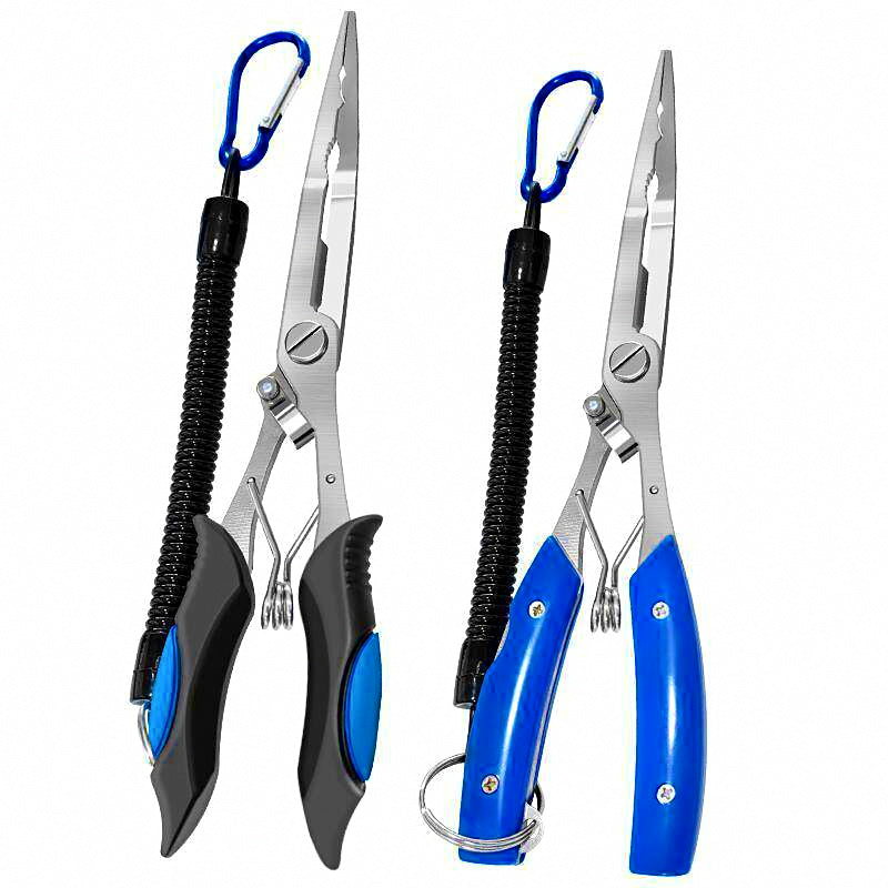 Extended Fishing Pliers, Straight Flat Nose Hook Remover