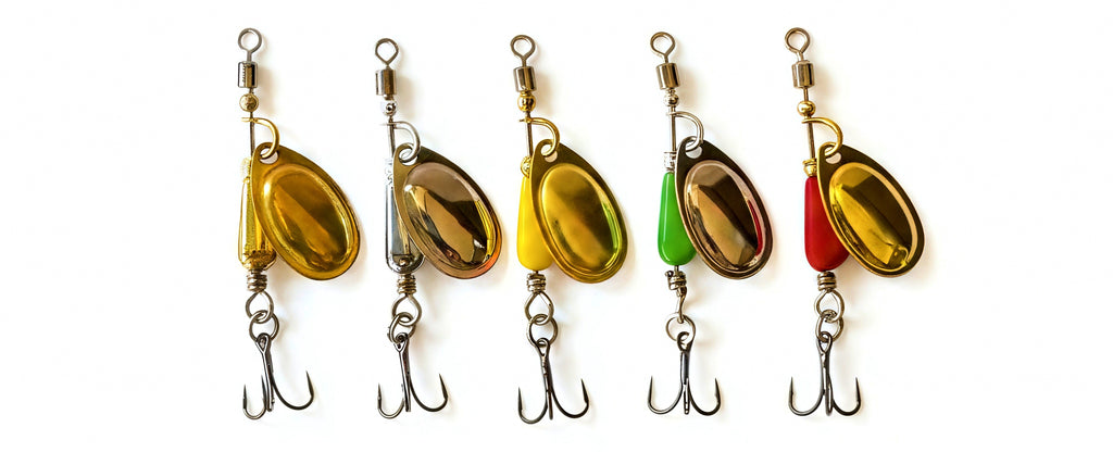 Spinner Spoon Lures, 5-Pack, 3–10 g (0.1–0.35 oz) – product photo