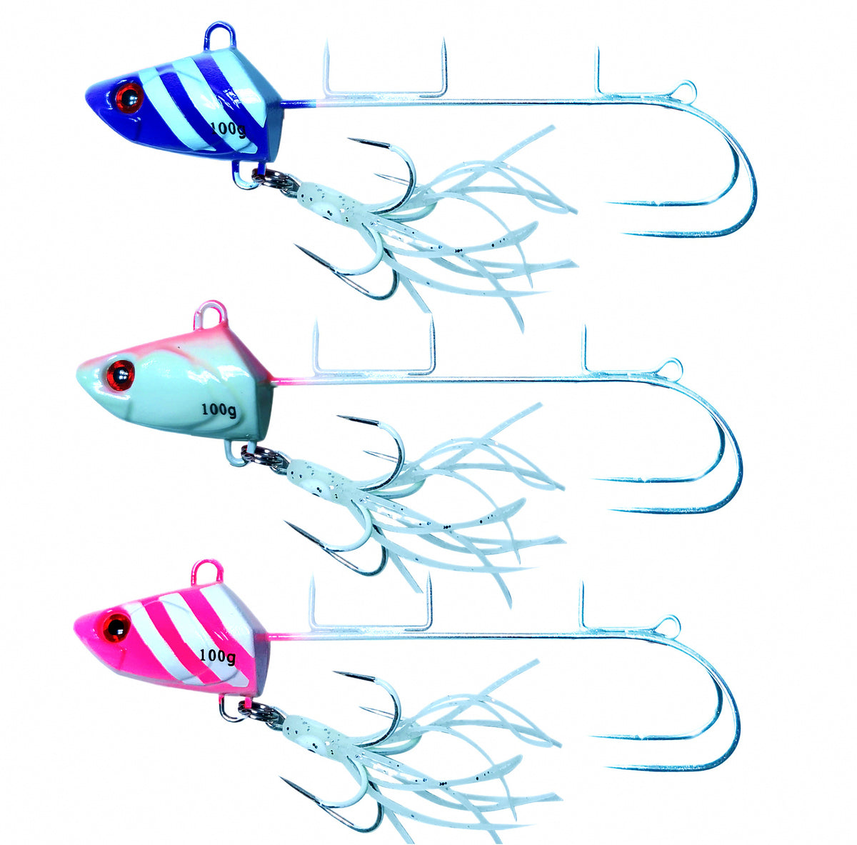 Glow Metal Jig with Hooks, 60-100 g (2.1-3.5 oz) – product photo