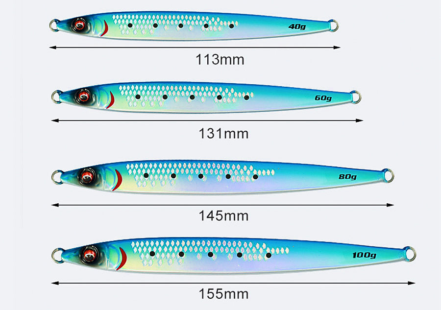 Fast Sinking Metal Jig, 40–100 g (1.4–3.5 oz) – product photo