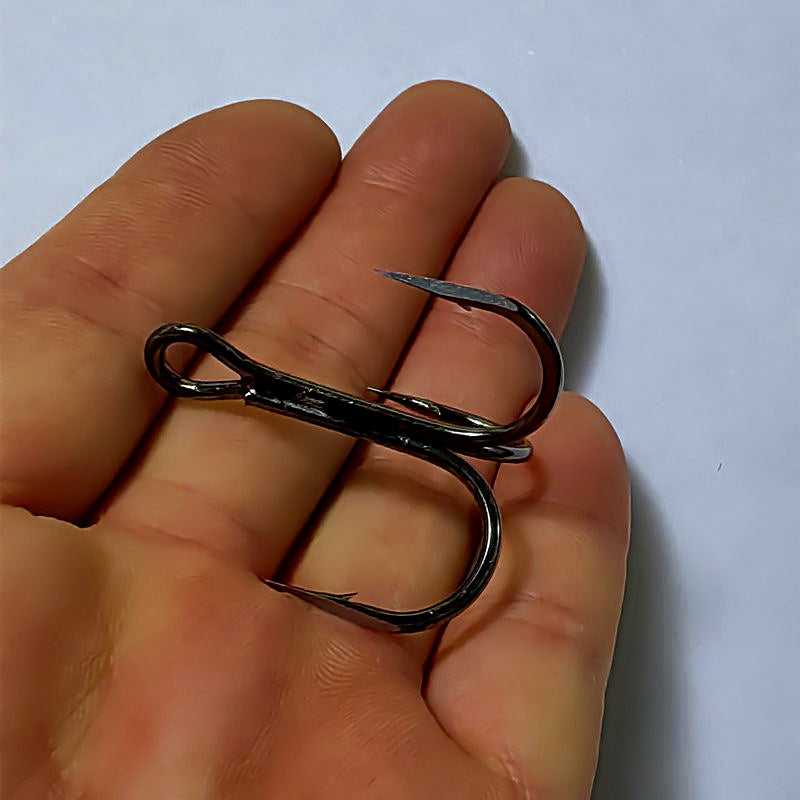 Black Treble Hooks, Size 6 to 5/0, 5 or 10 Pack – product photo