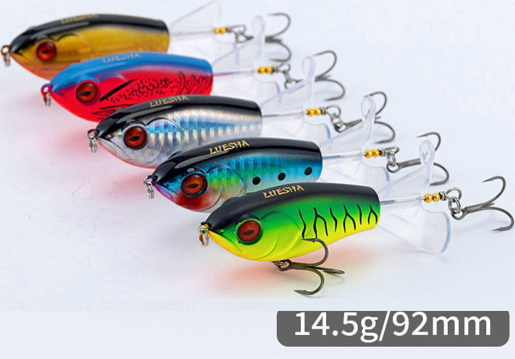 Triple-Blade Topwater Floating Pencil Lure, 5 Colors – product photo