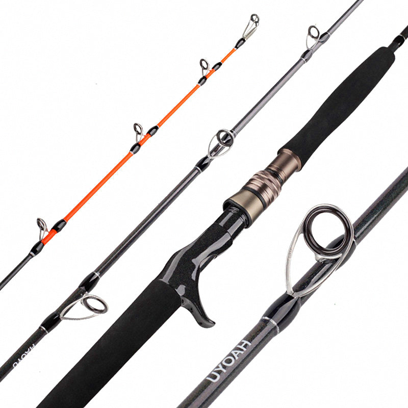 Solid Carbon Boat Rod for Electric Reels, 1.8–2.1 m (5.9–6.9 ft) – product photo