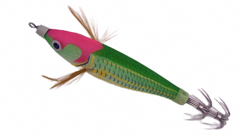 Glow Wooden Shrimp Squid Jig, Realistic Octopus Lure – product photo