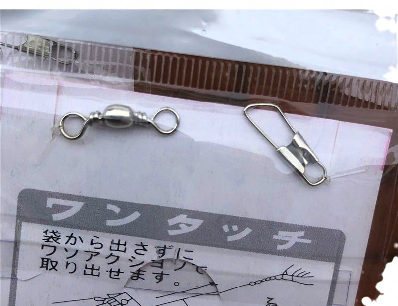 Red Fish Skin Bait Rig Hooks, Barbed, Sizes 4–18 – product photo