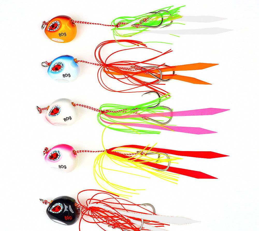 Saltwater Metal Jig, 60–200 g (2.1–7.1 oz), 5 Colors – product photo