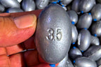 Iron Olive Sinker, Powder-Coated, 0.48–7.05 oz (13.5–200 g) – product photo