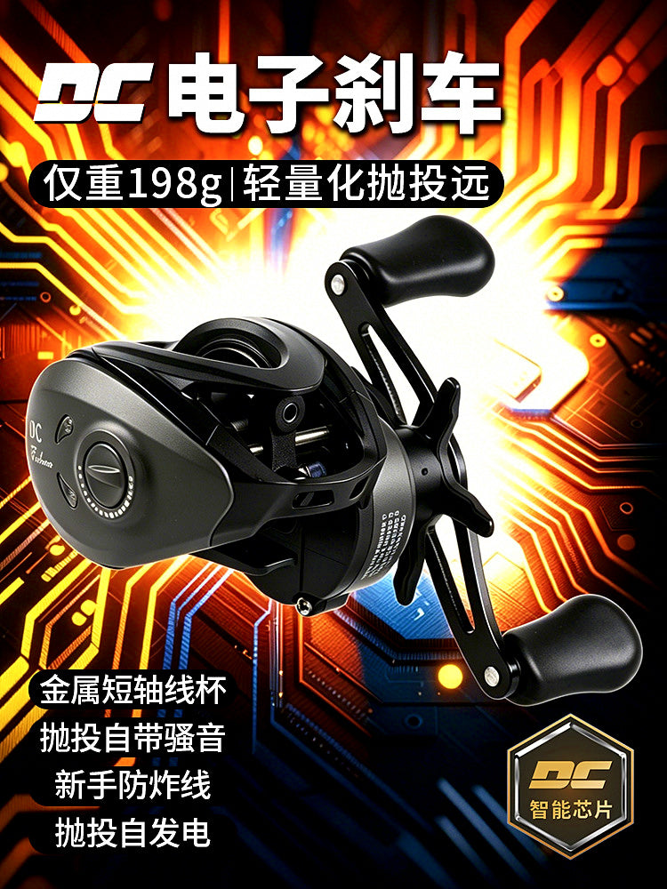 DC Baitcasting Reel, 7.1:1 Gear Ratio, Left or Right Hand – product photo
