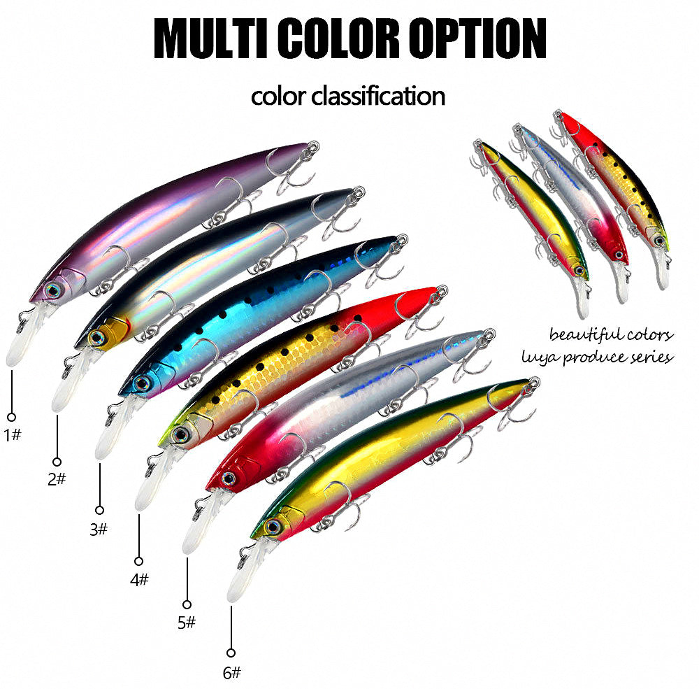 Long Cast Sinking Minnow Lure, 13 cm (5.1 in), 37.5 g (1.3 oz) – product photo