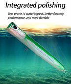 Wooden Popper Lure, 110 g (3.9 oz), 23 cm (9 in) – product photo