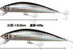 Saltwater Minnow Hard Bait, 39–80 g (1.4–2.8 oz) – product photo