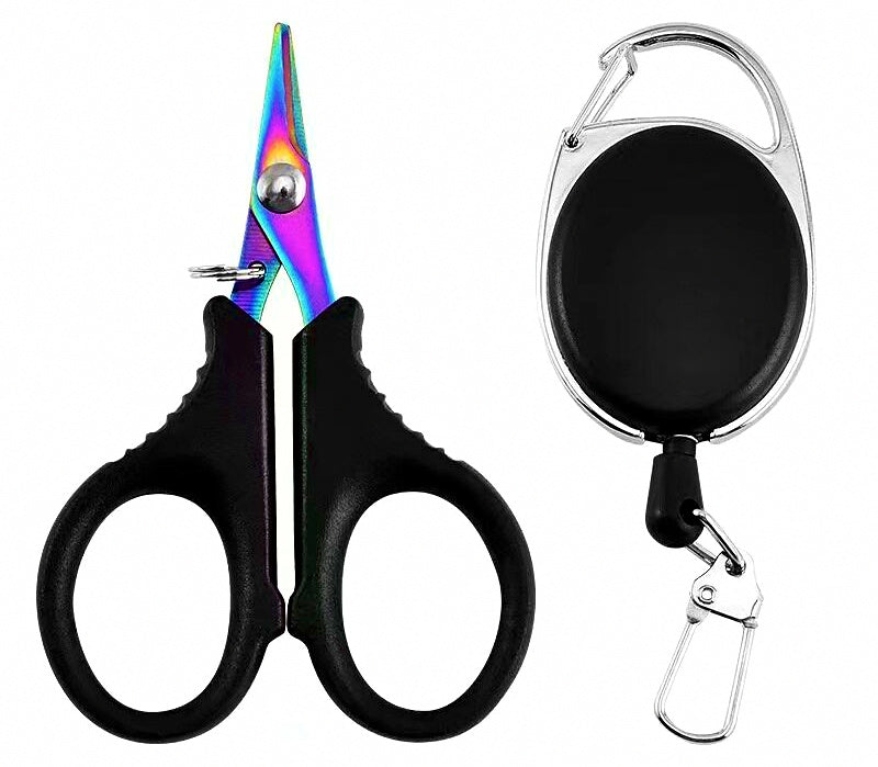 Braid Line Scissors, Stainless Steel Fishing Snips – product photo
