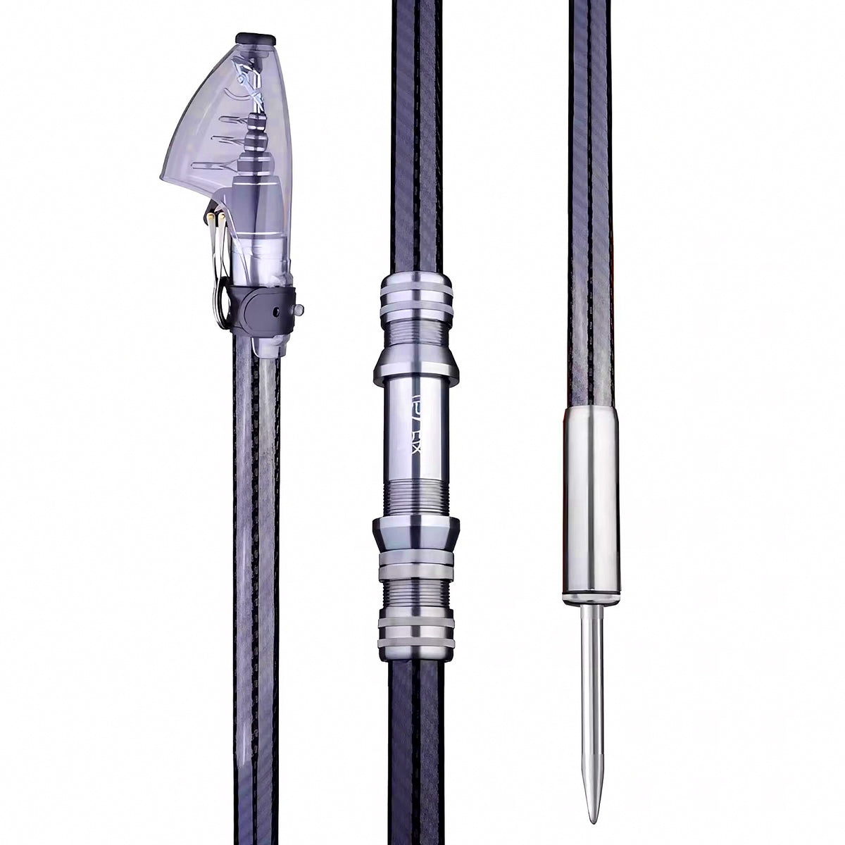 4-Piece Carbon Surf Casting Rod, 3.6–5.4 m (11.8–17.7 ft)