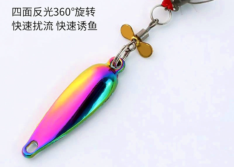 Micro Spinner Fly Lure Set, 2.2–5 g (0.08–0.18 oz) – product photo