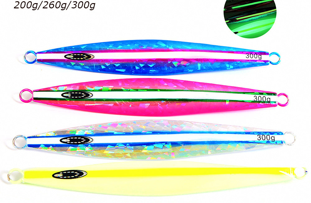 Glow Laser Metal Jig, 200–300 g (7.1–10.6 oz) – product photo