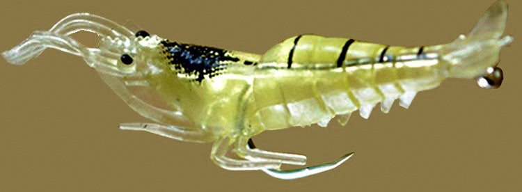 Soft Shrimp Lure with Hook, 4 cm (1.6 in), 1.3 g (0.05 oz) – product photo