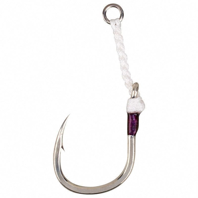 Heavy Single Jigging Hook, 5x Strong, Sizes 3/0–7/0