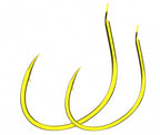 Barbed Short Shank Hooks, Gold, 50 Pack – product photo