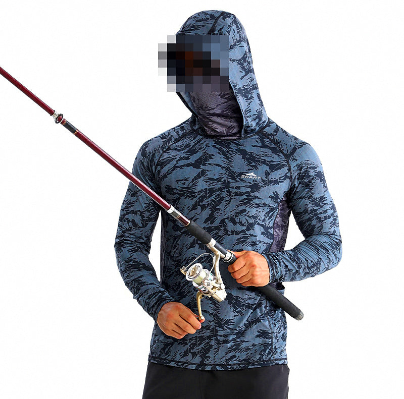 UPF 50+ Quick-Dry Sun Protection Fishing Shirt, Unisex – product photo
