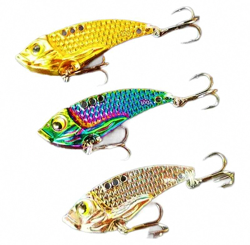 Metal VIB Blade Bait 5-Pack, 5–15 g (0.18–0.53 oz)
