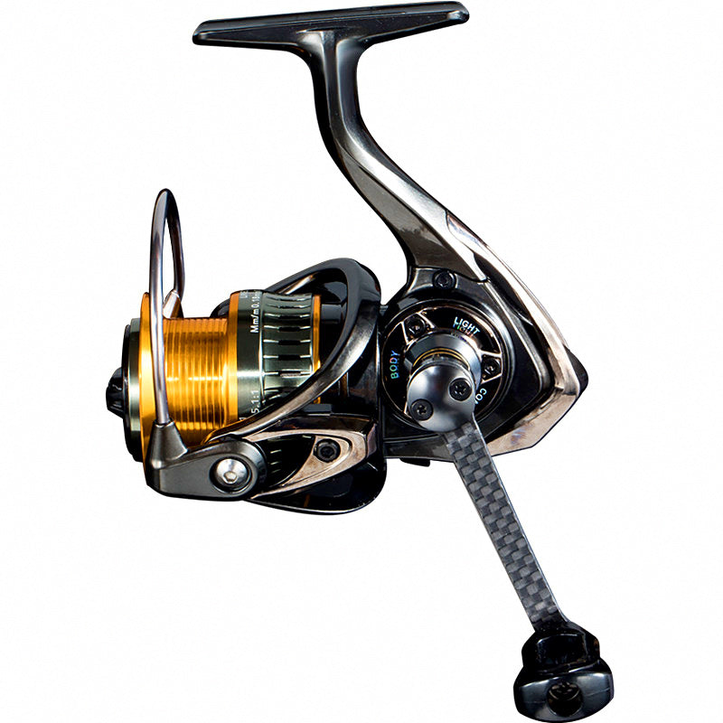 Long Cast Spinning Reel, 8 Bearings, 5.1:1 Gear Ratio, Metal Spool