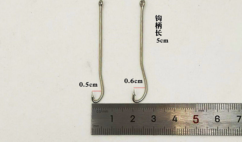 Barbed Long Shank Eel Hooks, Offset & Straight Point – product photo