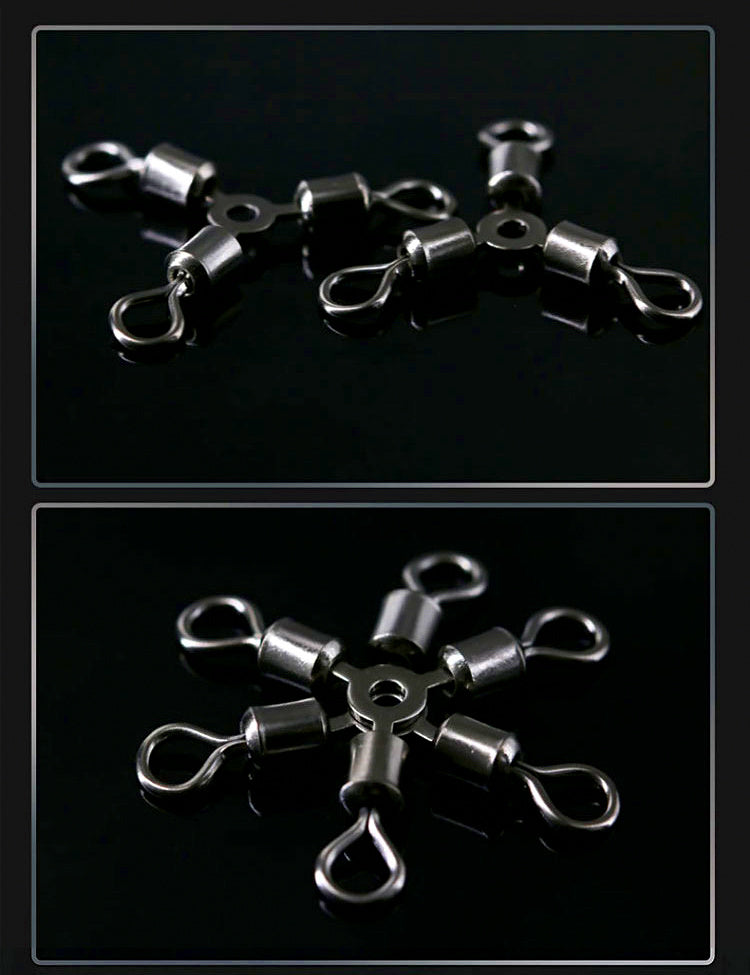 3-Way Swivel with O-Ring, Sizes #12–#2, 10 or 20 Pack – product photo