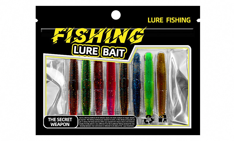 Floating Stick Worm Soft Bait, Rattle Option, Texas Rig – product photo